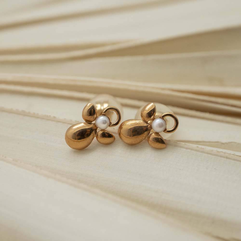 Boucles d'oreilles Mon Ange or jaune 750 millièmes