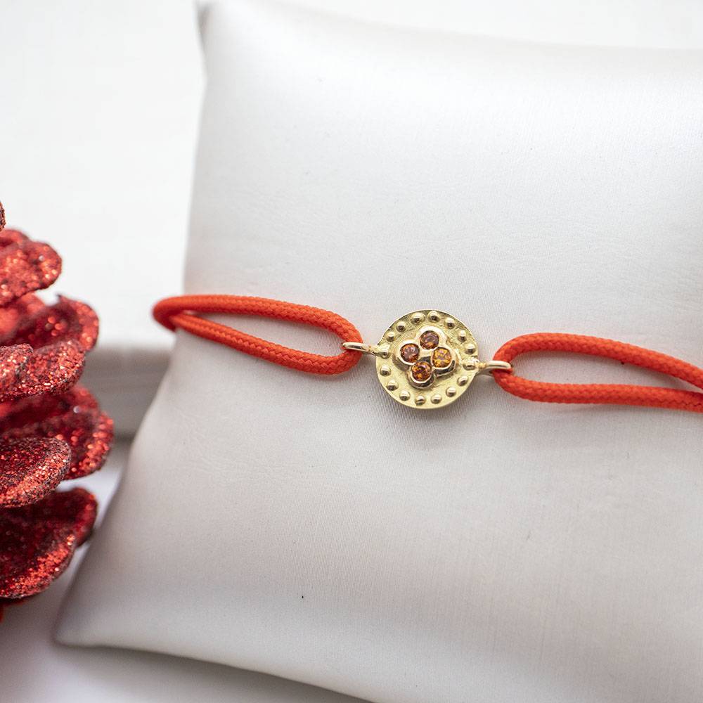 Bracelet en or à bordeaux