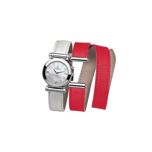 Michel Herbelin, montre femme bracelet interchangeable Bordeaux