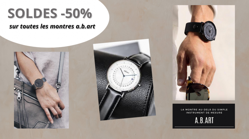 Soldes montres a.b.art