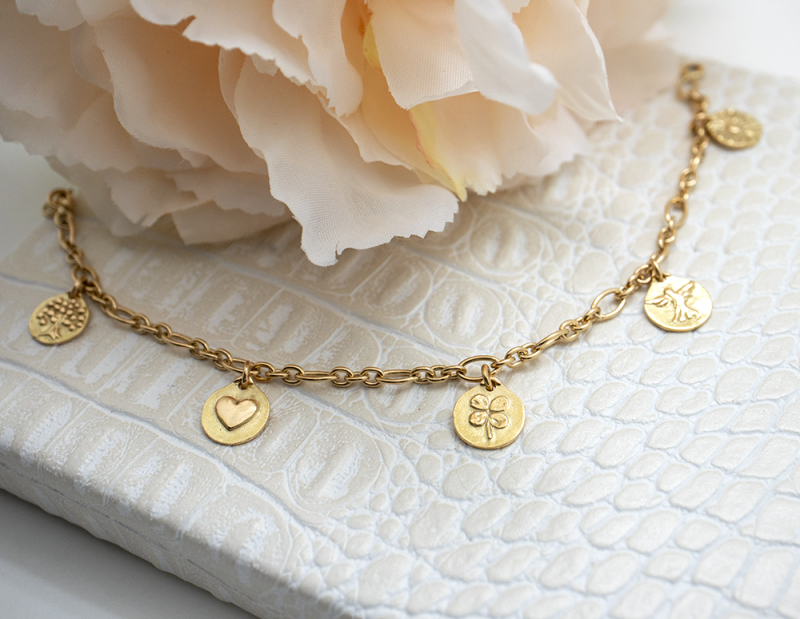 Bracelet en or jaune 750 millièmes 